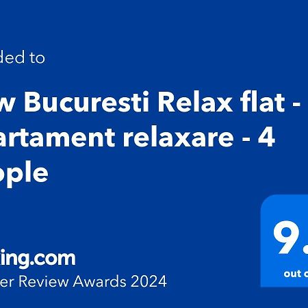 New Bucuresti Relax Flat - Apartament Relaxare - 4 People 아파트 외부 사진