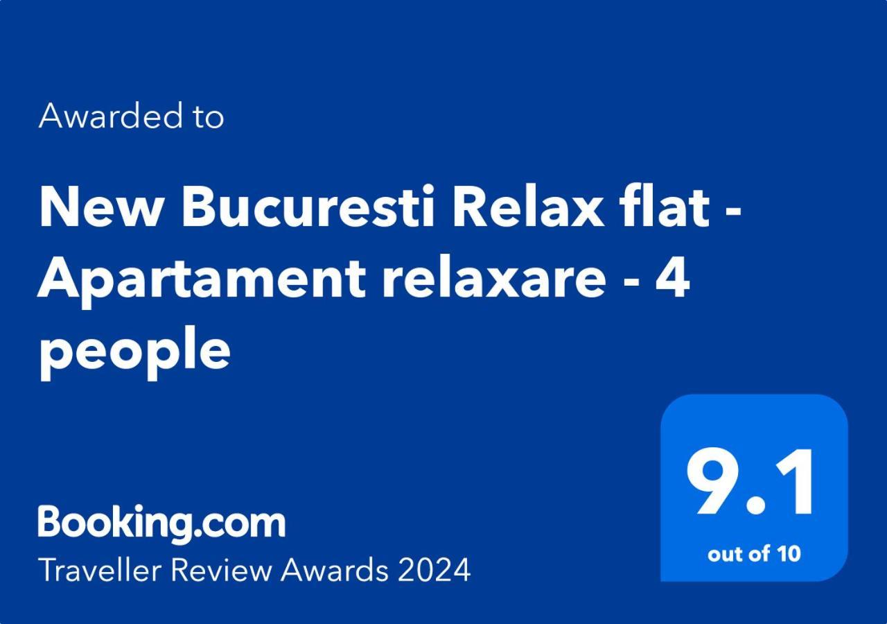 New Bucuresti Relax Flat - Apartament Relaxare - 4 People 아파트 외부 사진